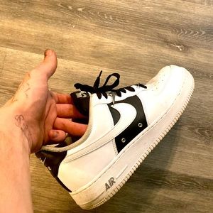 Nike Air Force ones low top. Edition:unknown. Comes with pins to stick on shoes